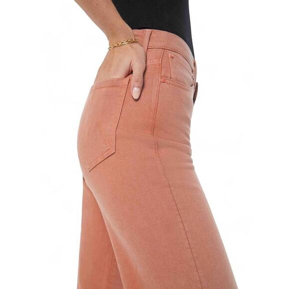 MOTHER The Dodger Ankle Jeans in Mango Pink Peach 1888-1479-MGO 26 US 2 NEW NWT - Picture 4 of 6
